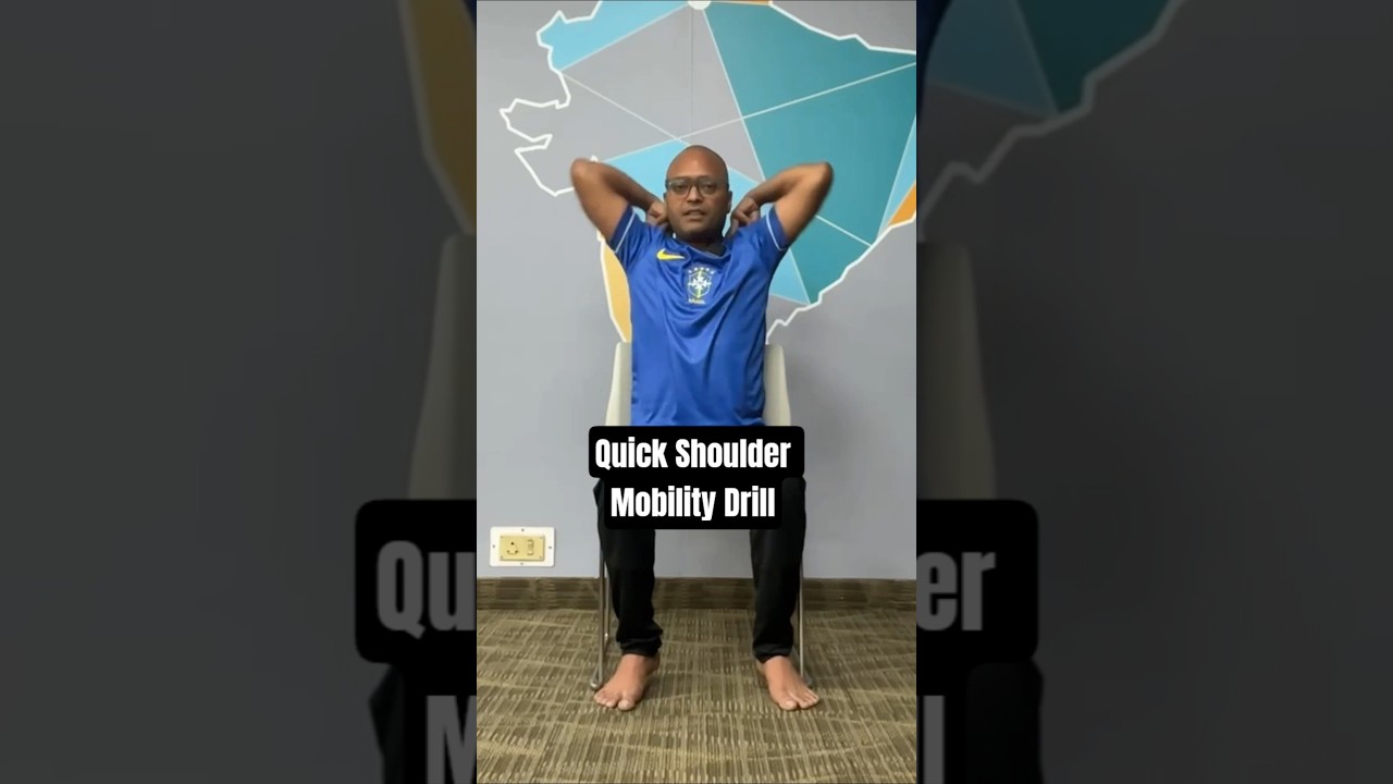 Quick Shoulder Mobility Drill | Yoga at Work | Get Slim Fit with 
