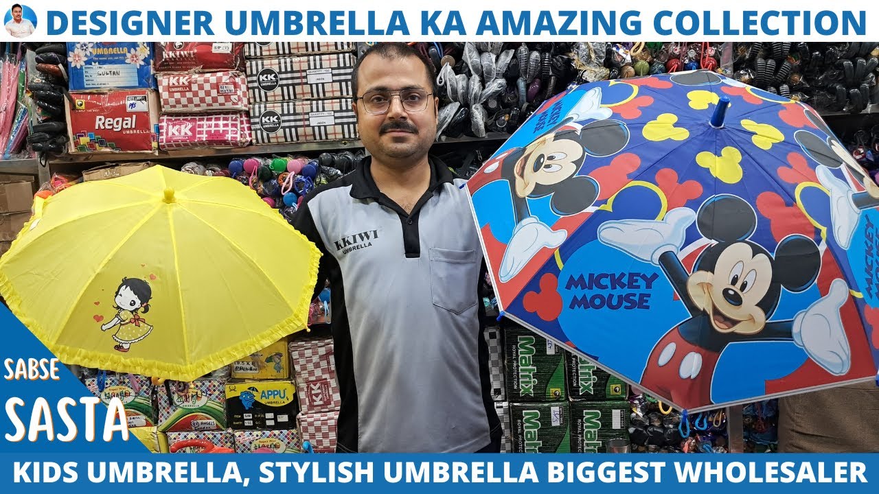 Latest Designs of Umbrella Biggest Wholesaler in Kolkata
