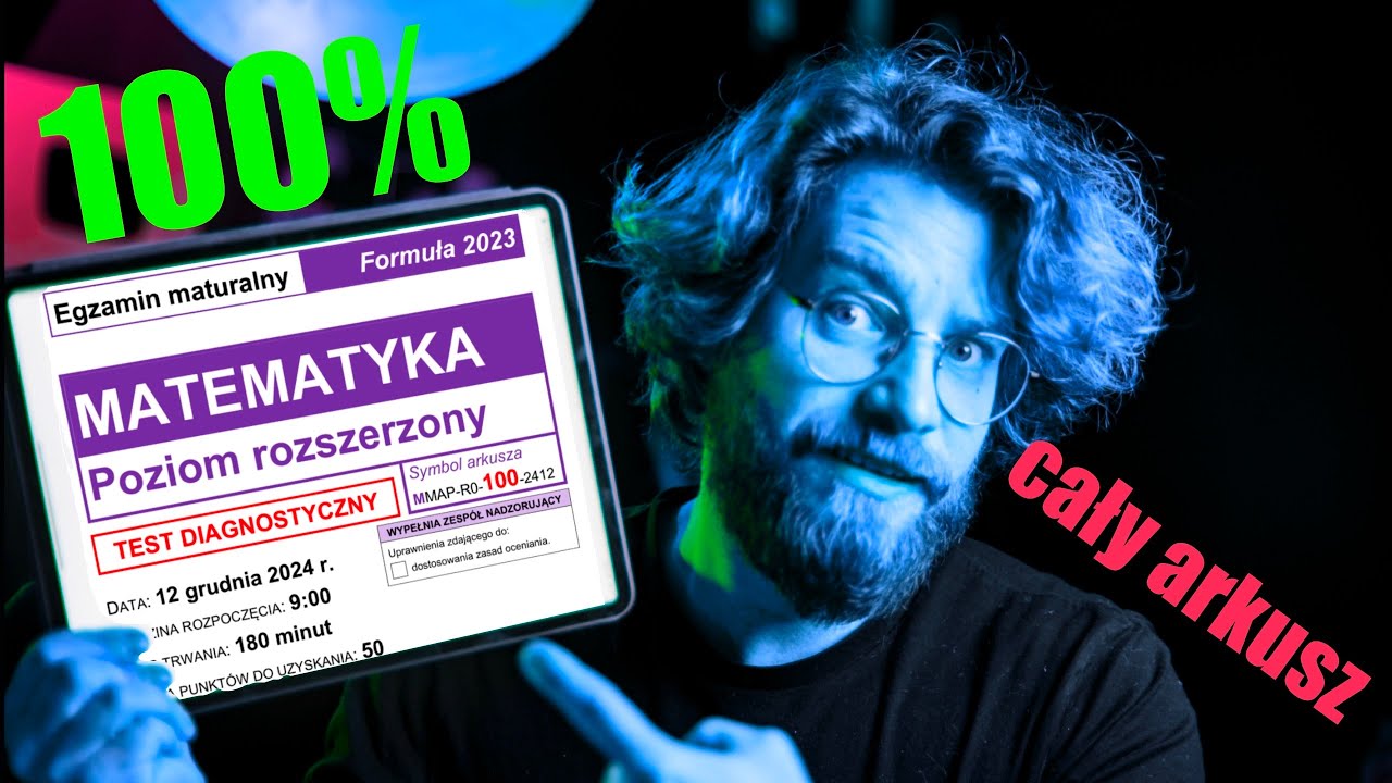 📝100% na maturze ROZSZERZONEJ 2025 z MATEMATYKI ❗️(próbna matura CKE - grudzień 2024)