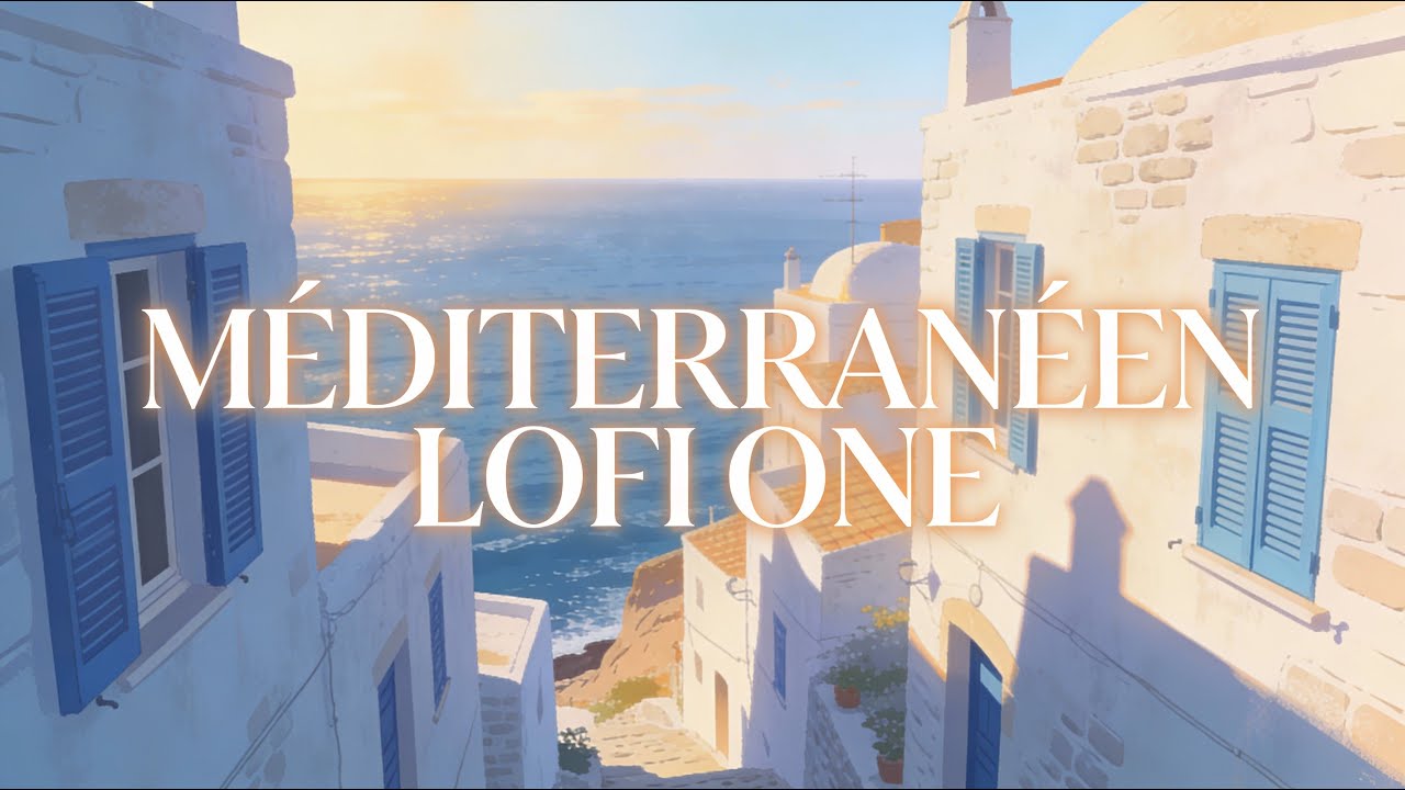 MÉDITERRANÉEN LOFI ONE 🌊 | 1H30 Mediterranean Lofi Beats for Focus, Study & Sunset Vibes