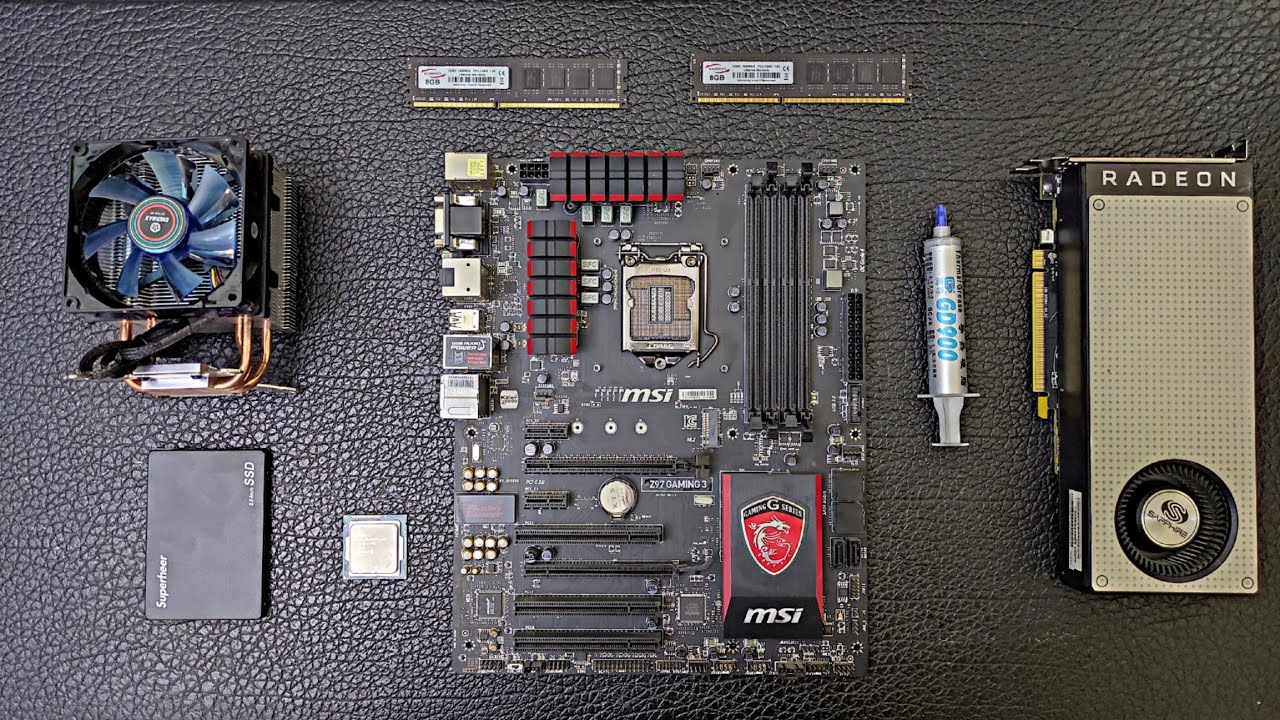 I7 4790 + RX 470 4GB Gaming PC Build