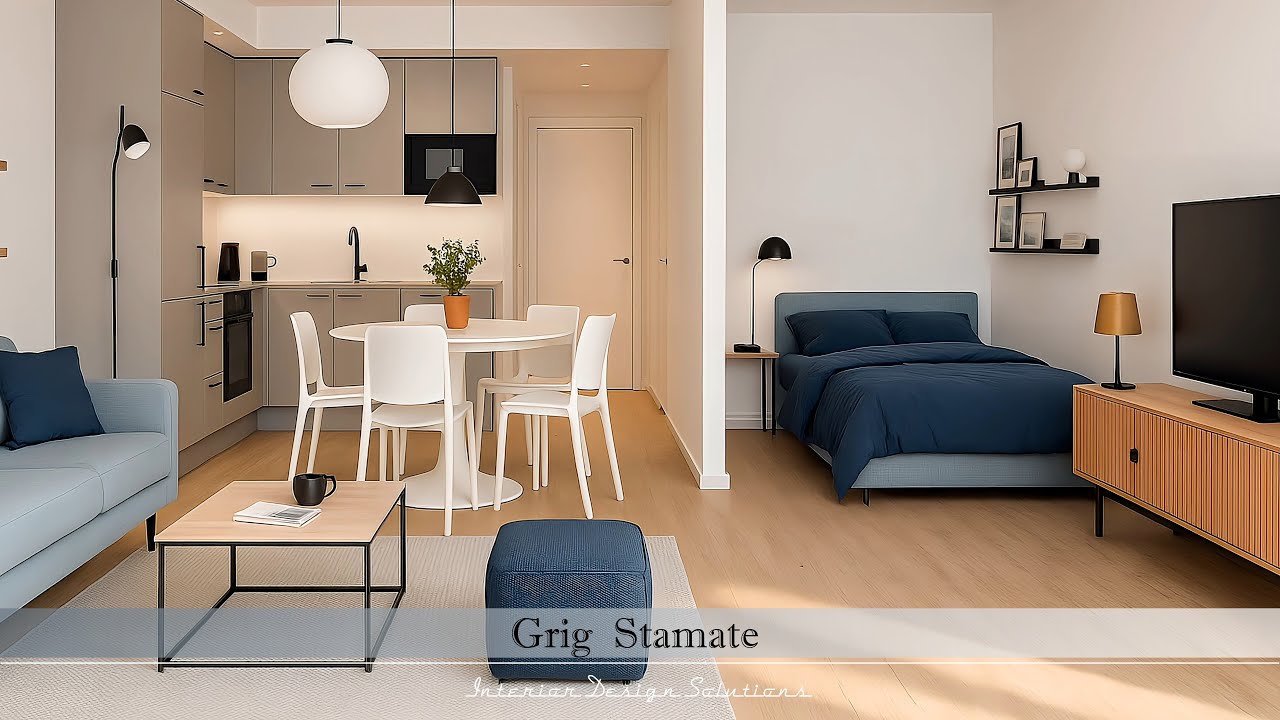 Small Space MAGIC: 50 Amazing Studio Apartment Design Ideas #5