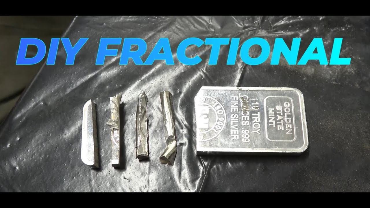 Cutting a 10-ounce bar: trying to make fractional silver