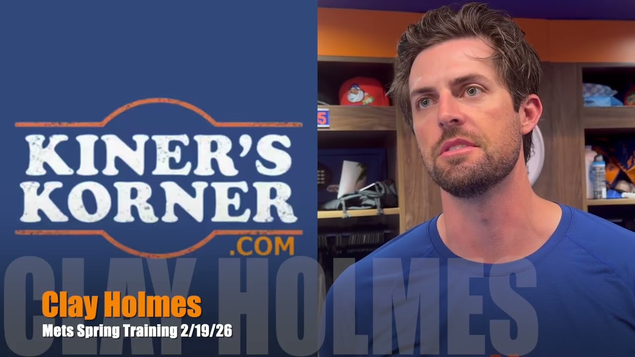 Clay Holmes New York Mets Spring Training 2/19/26