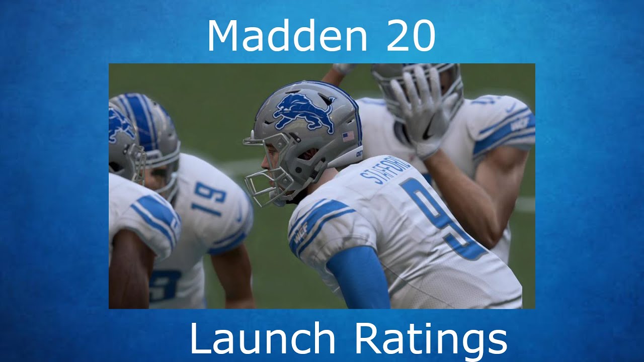 Madden 20 Detroit Lions Launch Ratings | Lions Grid  | Season 3 - Episode 4