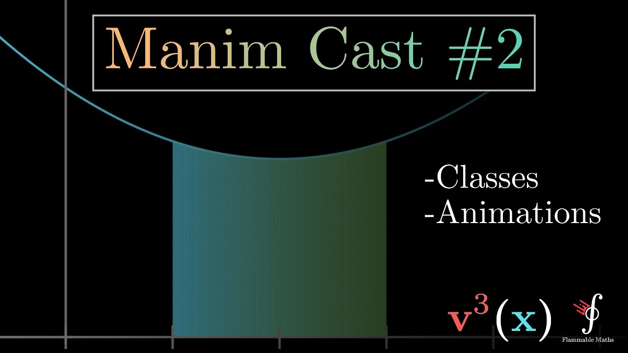 The Manim Cast #2 - The Overall Structure of Manim and your first Basic Animations [feat. @vcubingx]