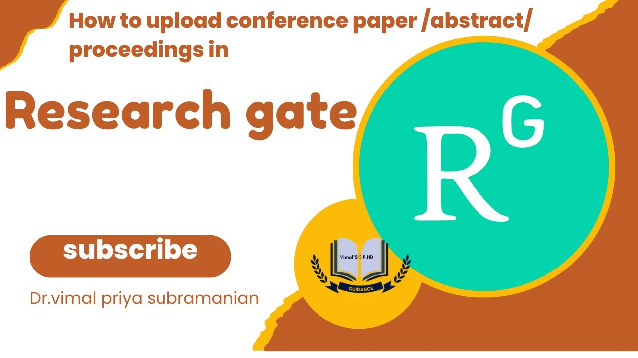 How to upload conference paper /abstract/ proceedings in Research gate
