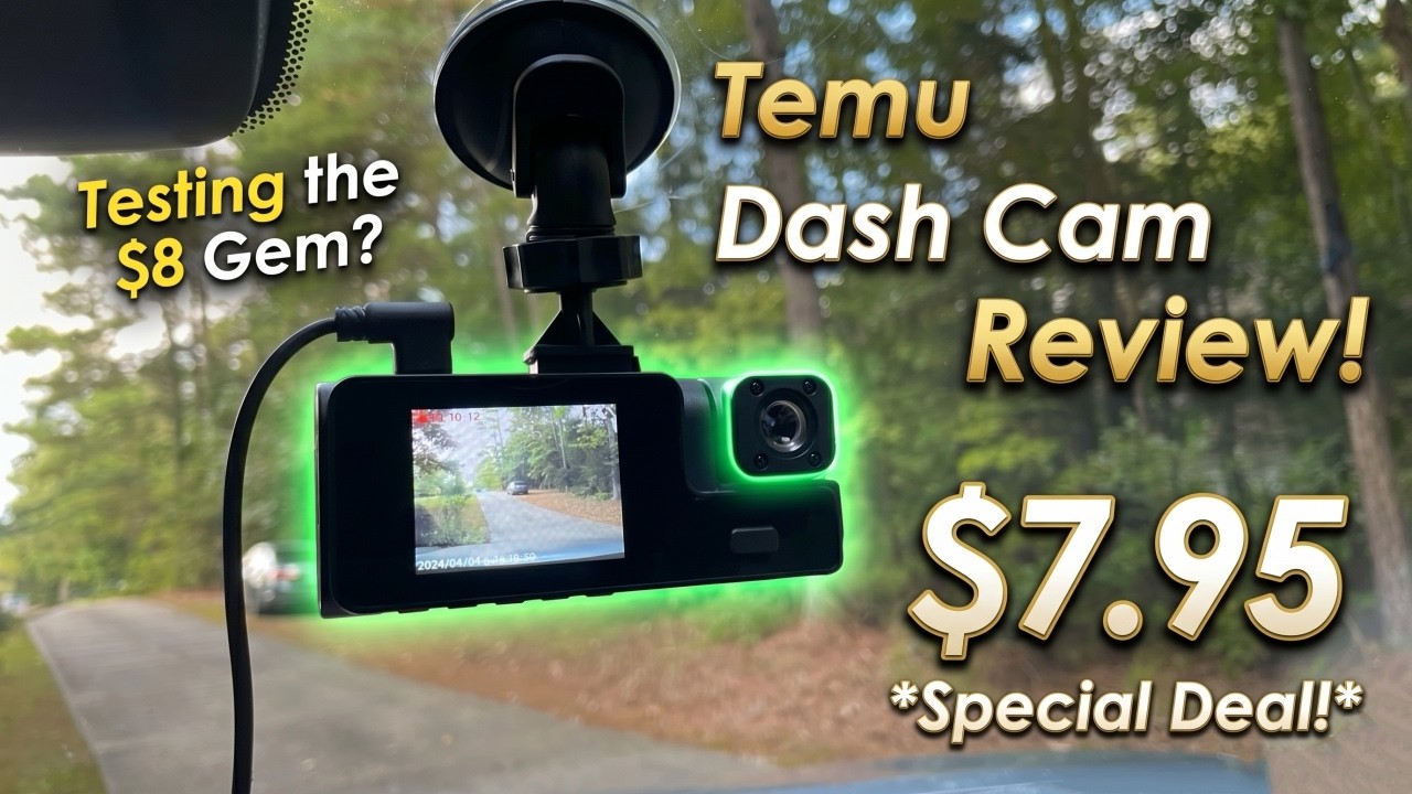 Temu Dash Camera