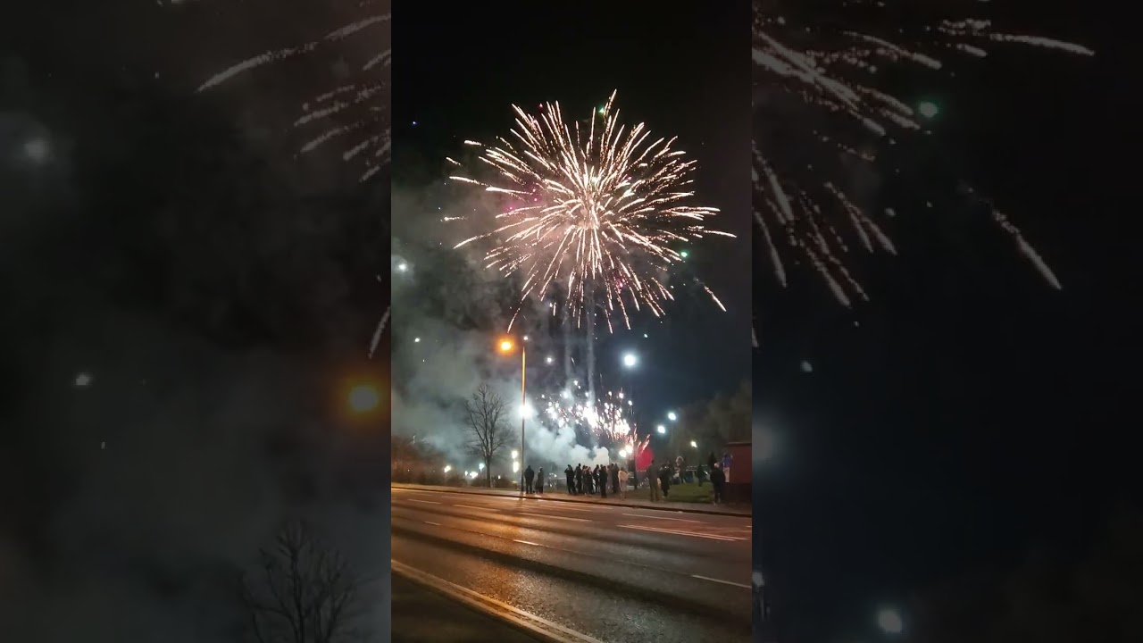 Fireworks at Glasgow Forge 2025.