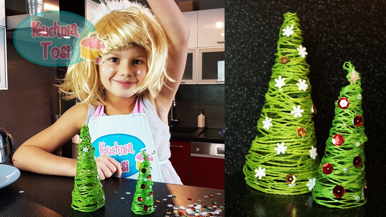 🎄Choinka ze sznurka - sposób na świąteczną dekorację! 🎄🎁