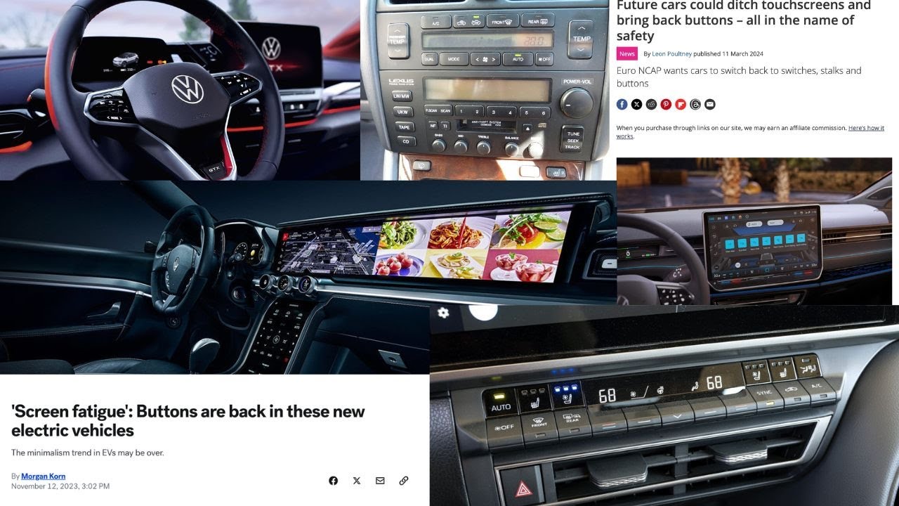 &ldquo;Why The Automotive Industry Is DITCHING Touch Screens for Physical Buttons & Switches!&rdquo;