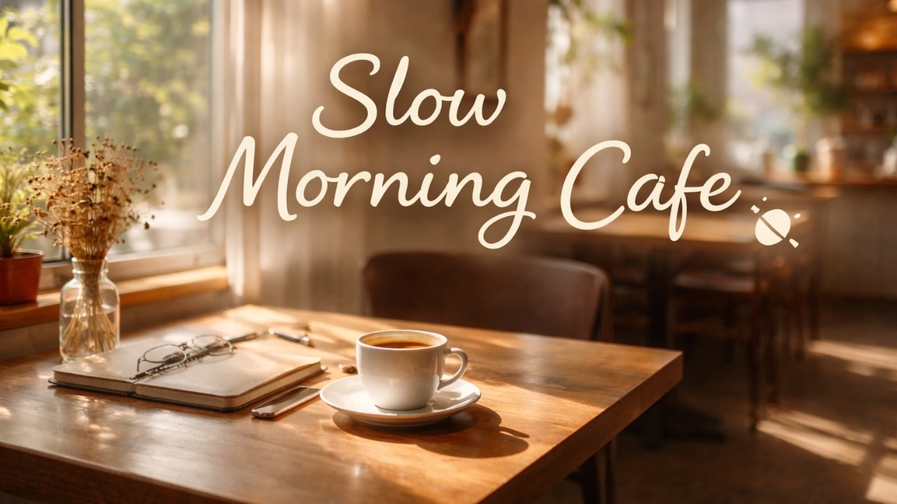Slow Morning Cafe Music &ndash; Soft Coffee Shop Ambience for Study, Work & Focus