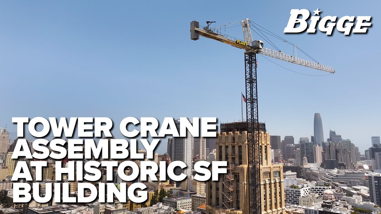100 McAllister Tower Crane Build