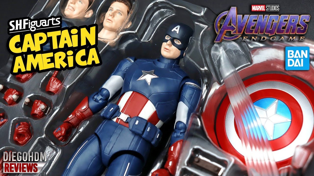 Bandai CAPTAIN AMERICA SH Figuarts Avengers Endgame Review BR / DiegoHDM