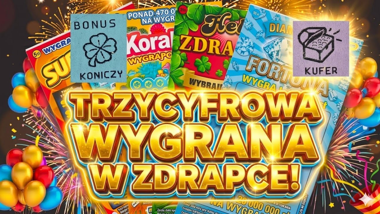 Zdrapki Lotto 🥳ODCINEK PETARDA! 🧨💥🏆💸😱PEREŁKA!🍀💥🍀🔥🥰TEGO SIĘ NIE SPODZIEWAŁEM!🥳👍 