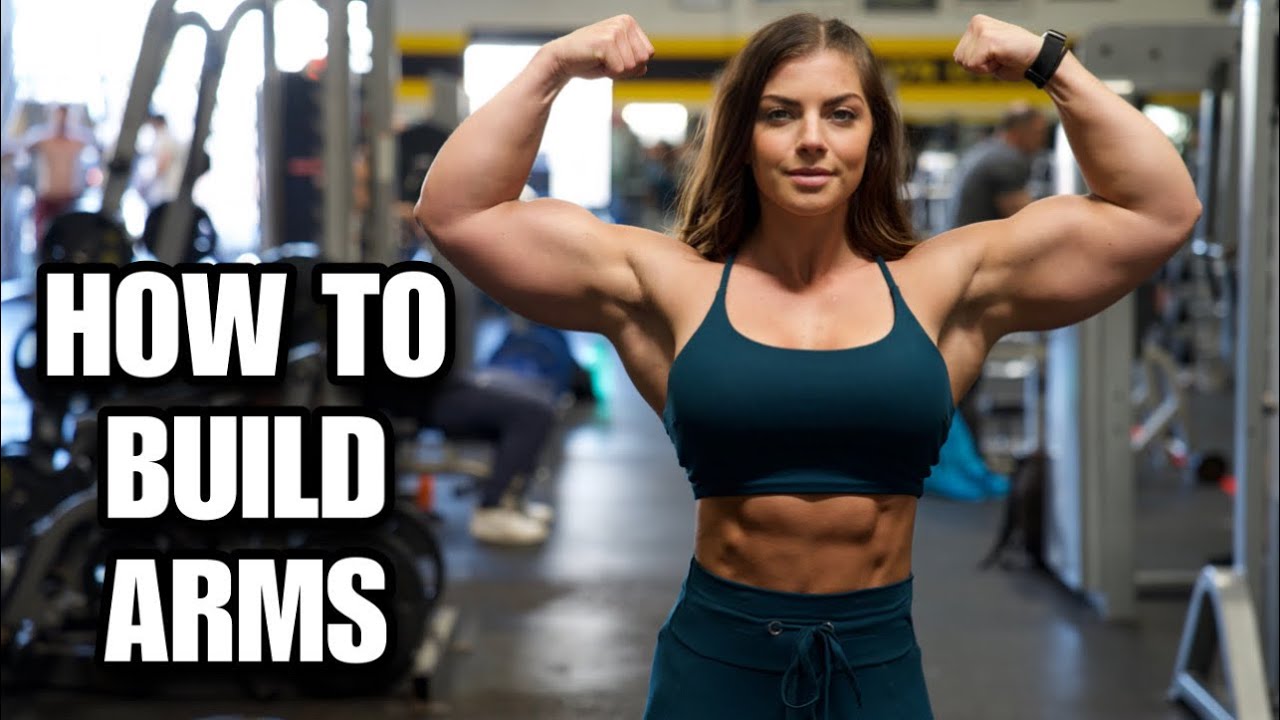 HOW TO BUILD ARMS | Full arm workout with tips for size!