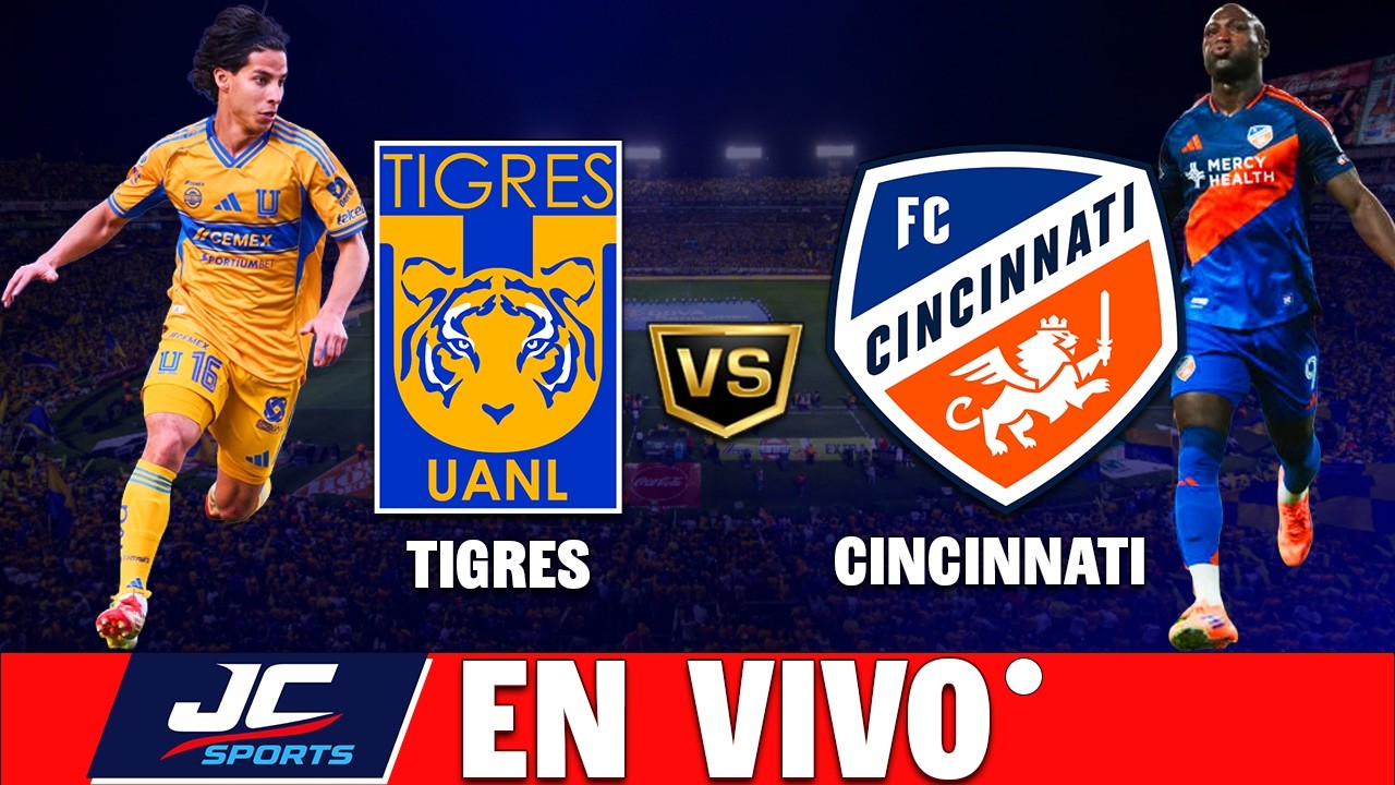 🔴 TIGRES VS CINCINNATI EN VIVO ⚽ OCTAVOS DE FINAL VUELTA | CONCACAF CHAMPIONS CUP🏆NARRACIÓN 🎤