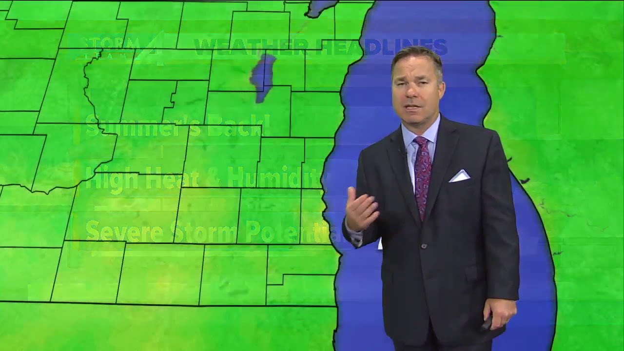 Meteorologist Lance Hill's Saturday Storm Team 4cast