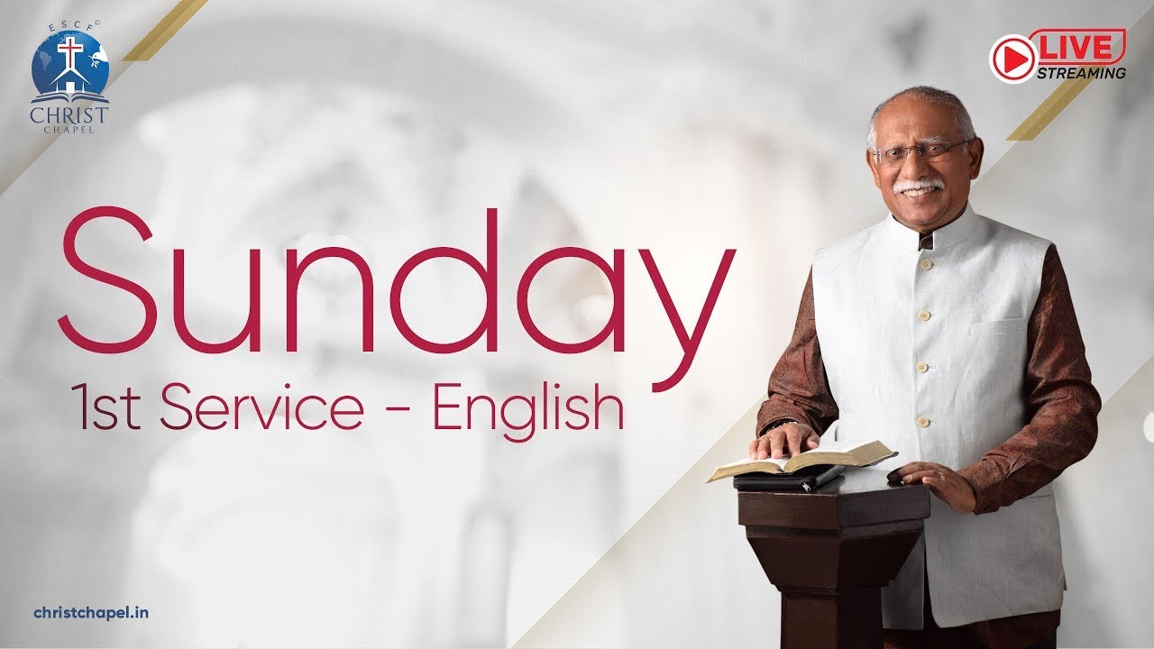 Sunday - 1st Service - English | LIVE | Rev. V. P. Isaac | 15th MAR 2026