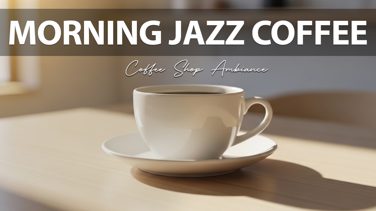 Morning Jazz Coffee ☕ Coffee Sop Ambiance for Holiday, Studying and Work