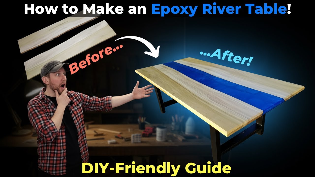 How to Make an Epoxy River Table with UltraClear Deep Pour Epoxy & Pigmently Epoxy Colors