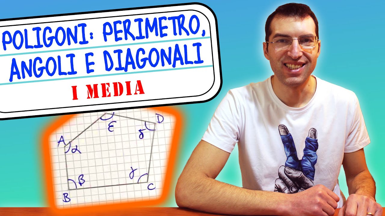 Poligoni: perimetro, angoli e numero delle diagonali - 1ª Media [Tutorial per Genitori]