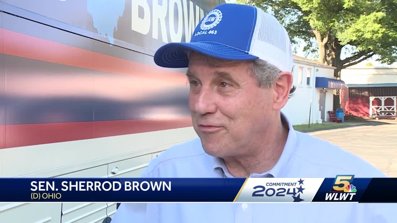 Sen. Sherrod Brown undergoes weekend campaign blitz in southwest Ohio with Election Day only a mo...