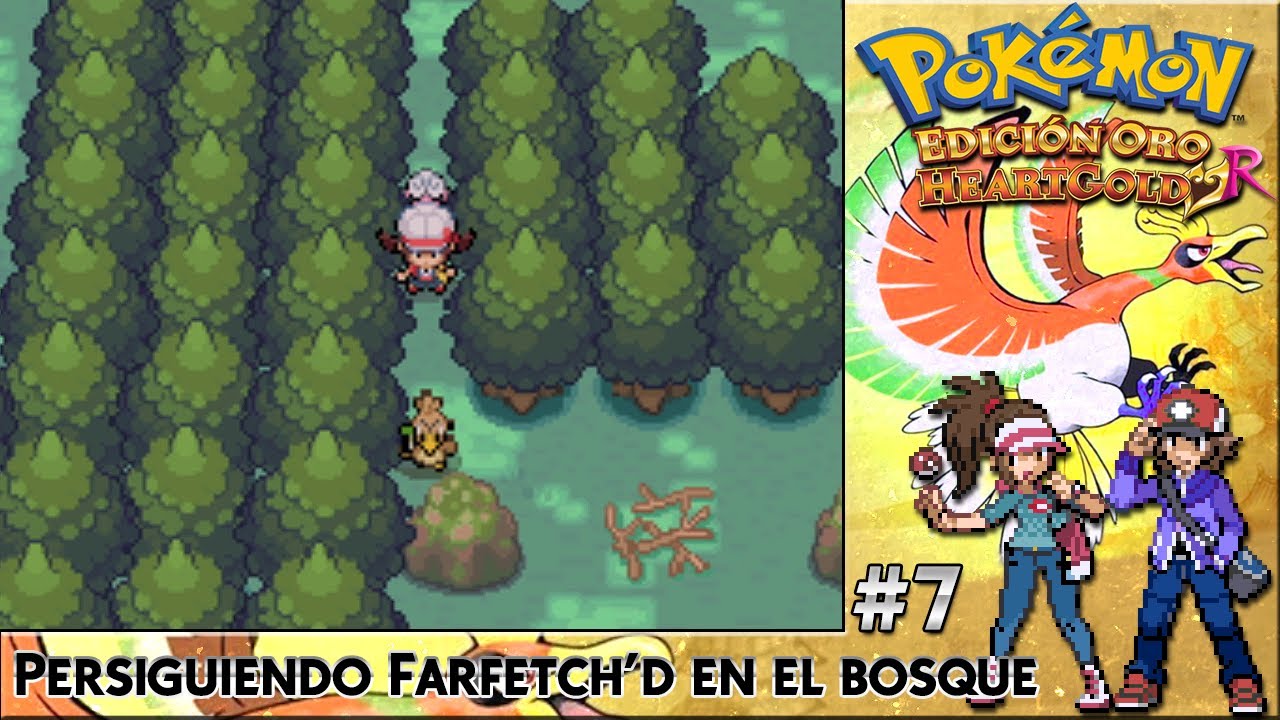 Persiguiendo Farfetch’d en el bosque - Pokémon: HeatGold Randomlocke #R07 ~ Hiro & Clay (Español)