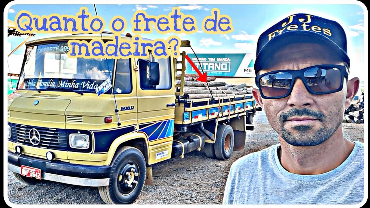 Quanto cobrei o frete madeira no 608 top!🚚💨👋✌
