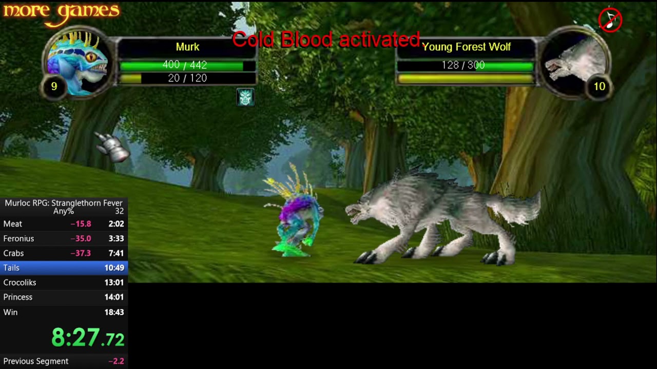 Murloc RPG - Stranglethorn Fever Speedrun Any% - 18:31 [Old PB]