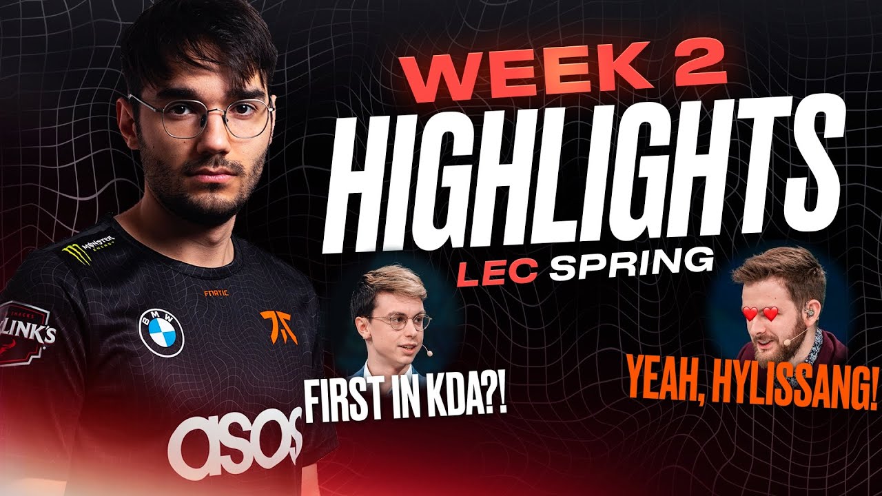 HYLISSANG 1ST IN KDA?! | LEC Highlights Spring 2022 Week 2