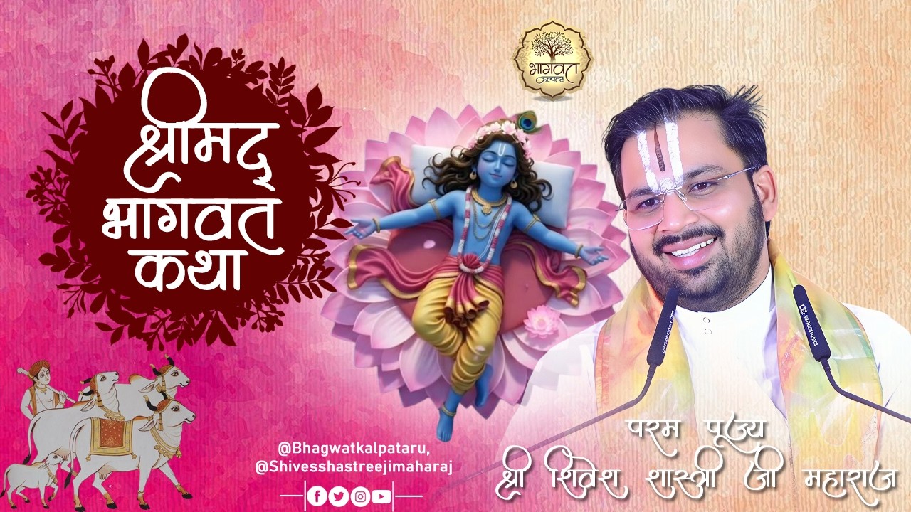 LIVE  ll SHRIMAD BHAGWAT KATHA ll SHIVESH SHASTREE JI MAHARAJ