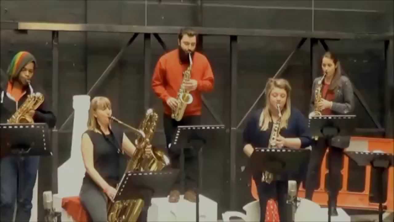 Iguana Rouge - sax ensemble by Nigel Wood