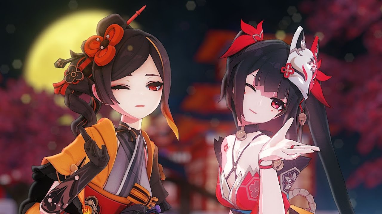 【Genshin × Star Rail MMD／4K／60FPS】Sparkle × Chiori【愛包ダンスホール】