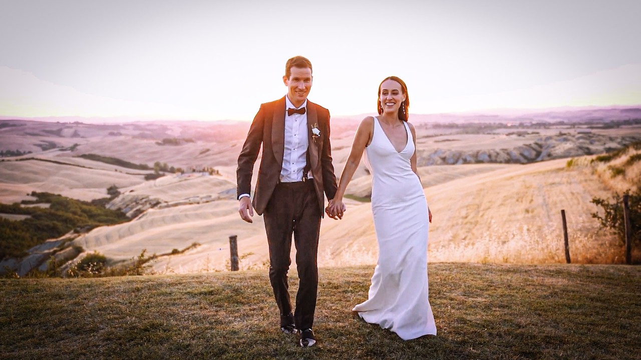 Wedding video at Lazy Olive, Siena / Wedding in Tuscany
