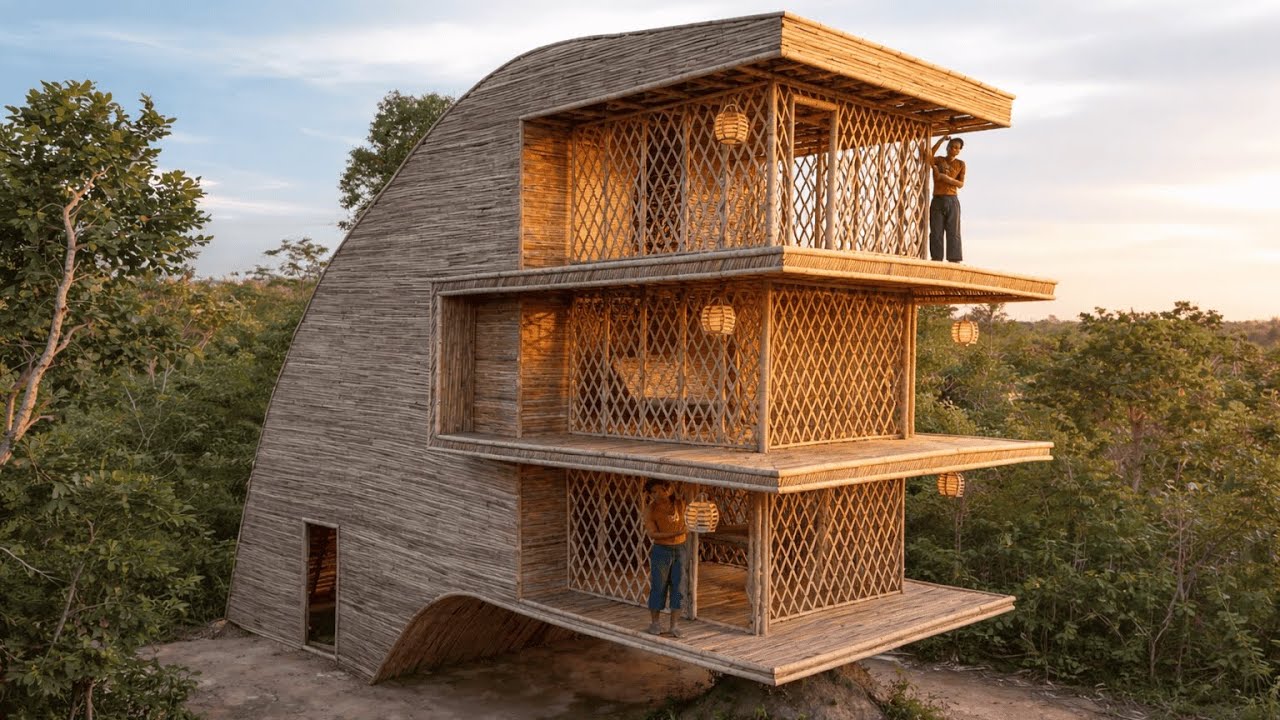 You Won’t Believe How This 3‑Story Bamboo Home Was Built