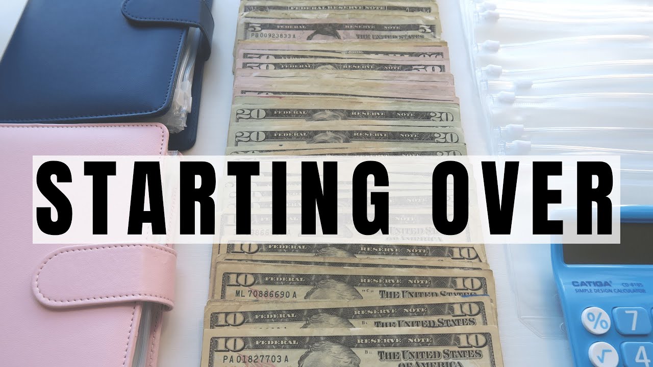 MONEY BINDER RESTART | STARTING OVER | CHATTY CASH STUFFING | REPRIORITIZING MONEY GOALS