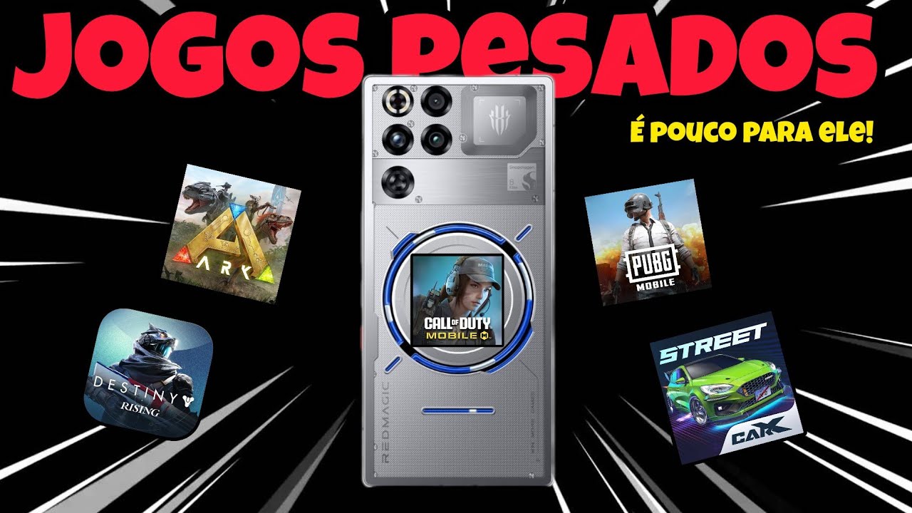 AGORA SIM! REDMAGIC 11 PRO COM SNAPDRAGON 8 ELITE GEN 5 TESTES JOGOS PESADOS DA PLAY STORE