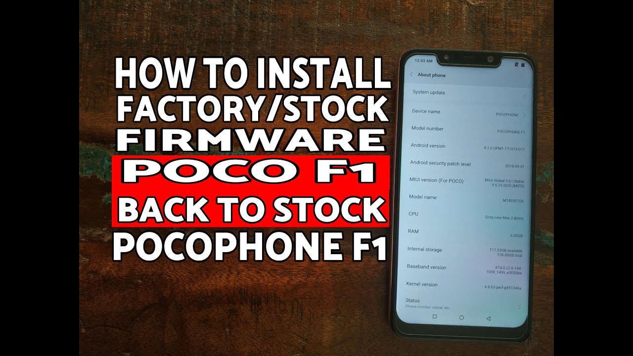 Poco F1 | Установка заводского ПО | Возврат к стандартной прошивке MIUI | Fastboot Rom | Компьютер