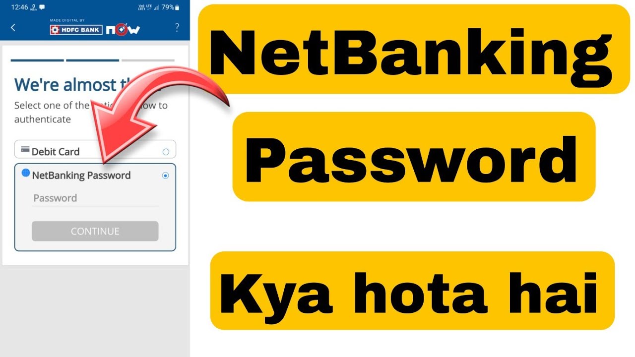 net banking password kya hota hai | net banking password bhul gaye to kya kare kotak HDFC SBI PNB
