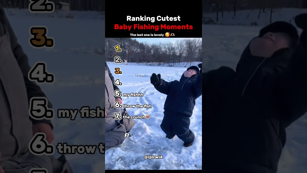 Рейтинг 7 самых милых малышей на рыбалке