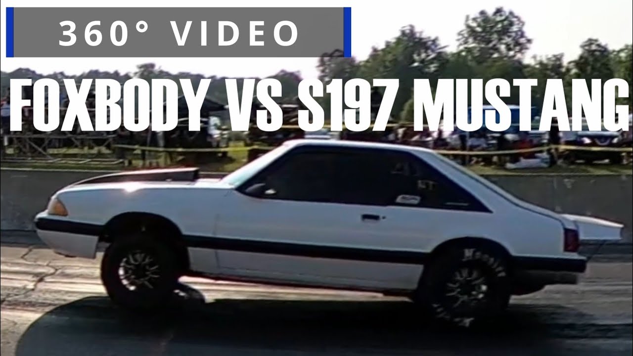 FOXBODY MUSTANG VS S197 MUSTANG - DAILY DRIVER DETROITHOODTV PYOP | 360° Video