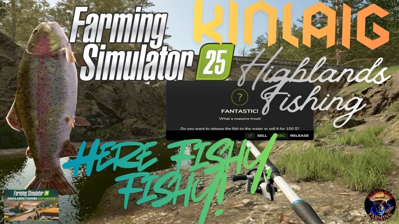 Вот и Фиши, Фиши! #9 - Кинлайг - Farming Simulator 25 - FS25