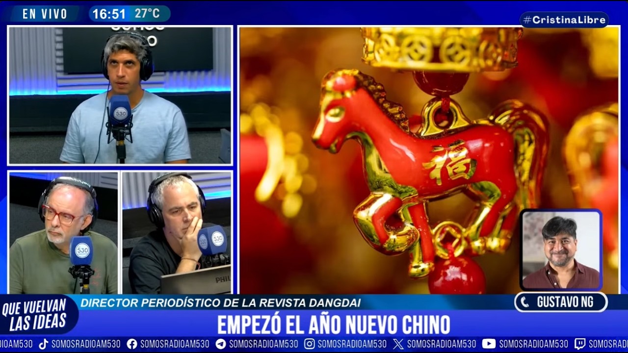 ARRANCÓ el AÑO NUEVO CHINO: ¿QUÉ SIGNIFICA el CABALLO de FUEGO? | ENTREVISTA a GUSTAVO NG en QVLI
