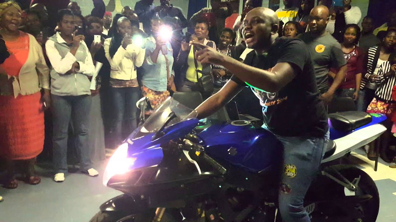 Memorial Service of a fallen biker