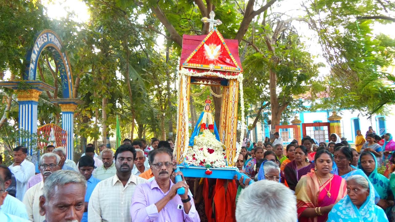 29 April 2025 - Villianur Lourdes Shrine Car Procession | Lourdes Tv