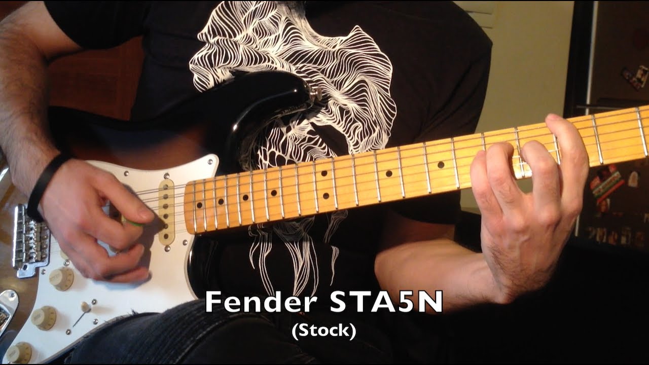 Squier Pickup Comparison - Stock vs. Custom Shop 69