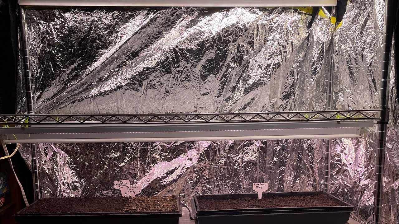 Seed Starting UV blocking curtains 