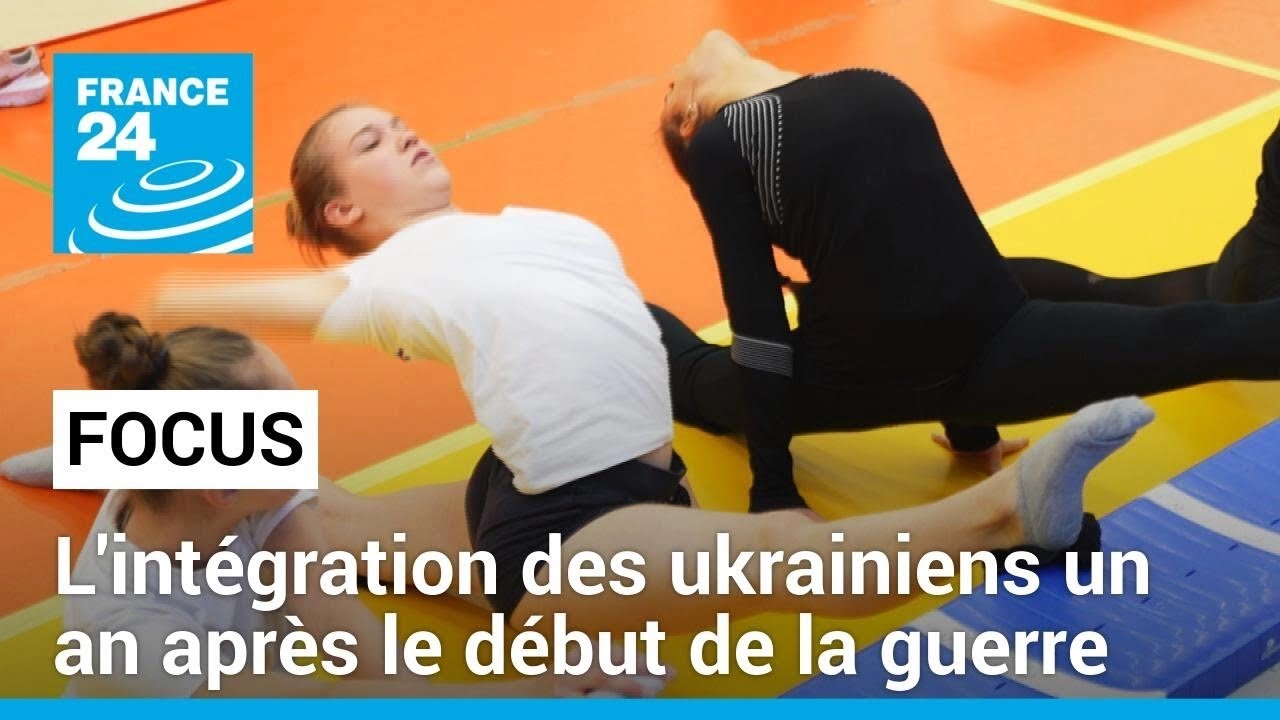 France : la gymnastique pour soigner le mal du pays des réfugiés ukrainiens • FRANCE 24