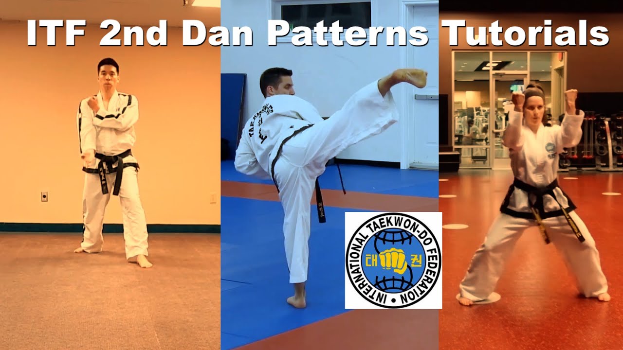 ITF TaekwonDo - 2nd Dan Patterns Tutorials - Eui Am | Choong Jang | Juche